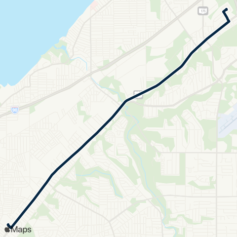 GCRTA Euclid map