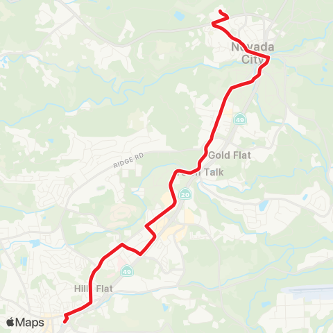 Nevada County Connects Nevada City - Grass Valley map