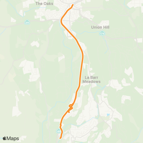 Nevada County Connects Grass Valley - Alta Sierra map