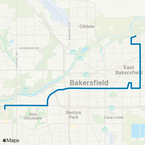 GET CSUB / Bakersfield College map