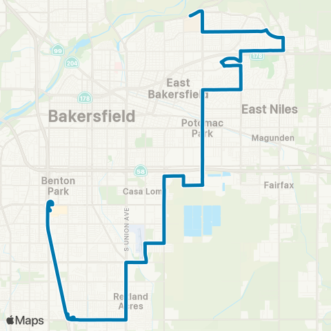 GET Valley Plaza / Bakersfield College map