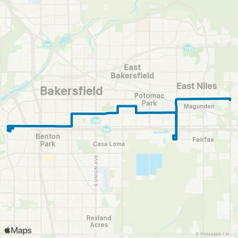 GET Stockdale / Foothill map