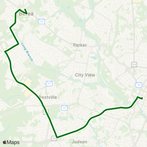 Greenlink White Horse map