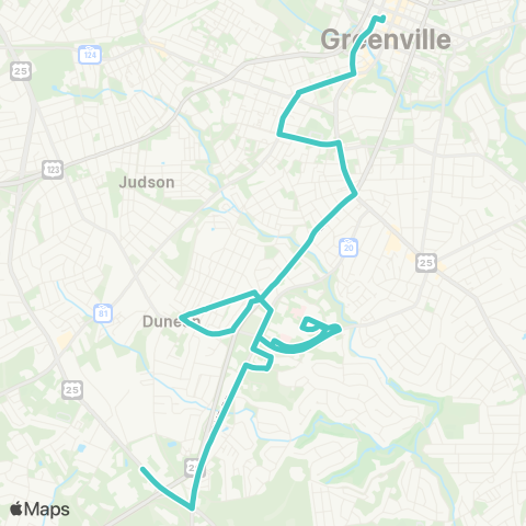 Greenlink Anderson map