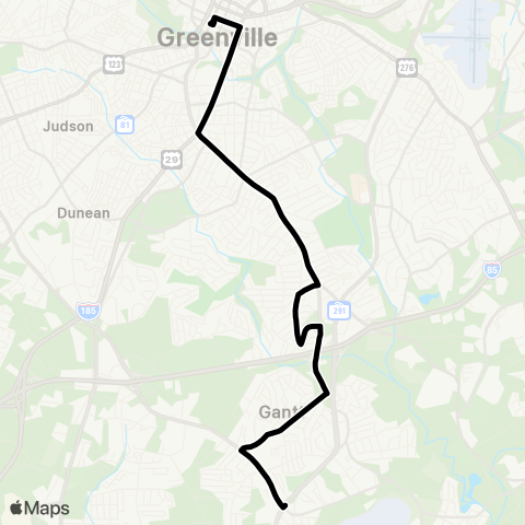 Greenlink Augusta map