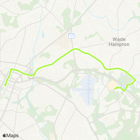 Greenlink E North map