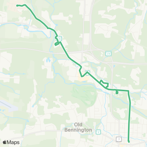 GMCN Light Green Line map