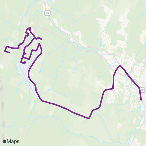 GMT Barre Hospital Hill map