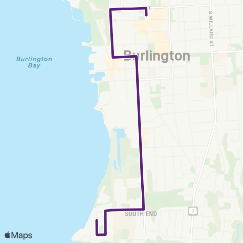 GMT Lakeside Commuter map