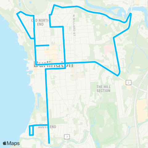 GMT Champlain / Edmunds map