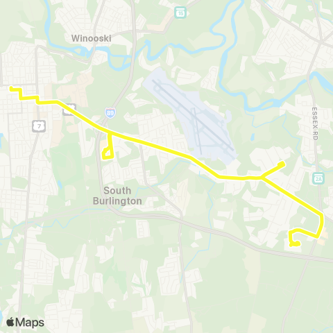 GMT MRV Early Shuttle map