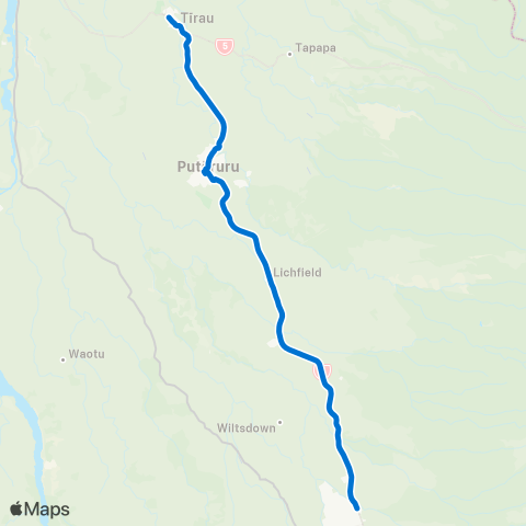 Busit Tokoroa District map