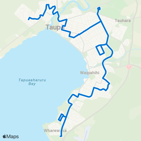 Busit Taupo Connector map