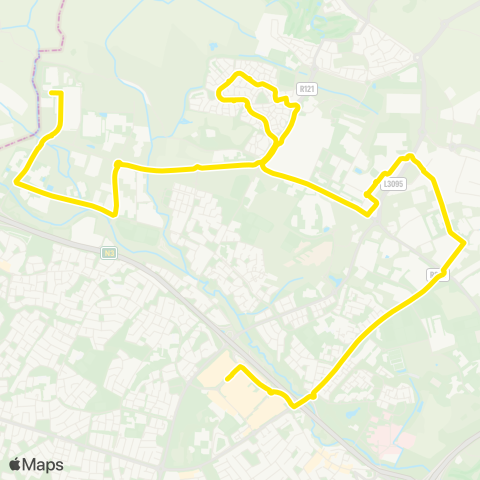 Go-Ahead Ireland Blanchardstown - IBM Campus map