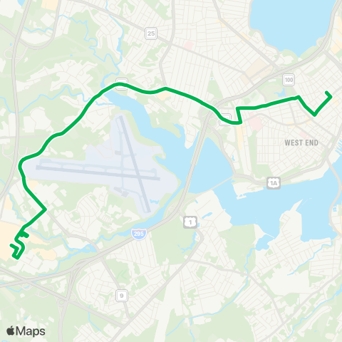 Greater Portland Metro Bus Maine Mall map