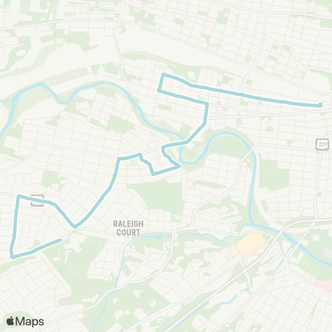 Valley Metro 65 - 3rd St Sta to Grandin Rd (Ph HS) map