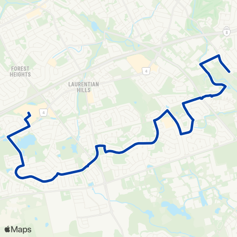 GRT Laurentian West map