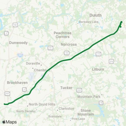 Xpress Sugarloaf Mills - Lindbergh Cent map