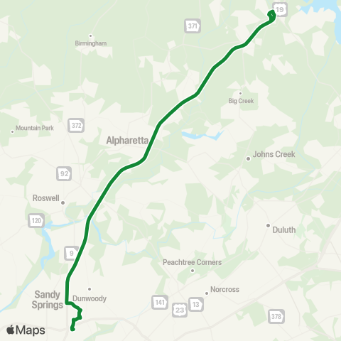 Xpress Cumming - Perimeter map