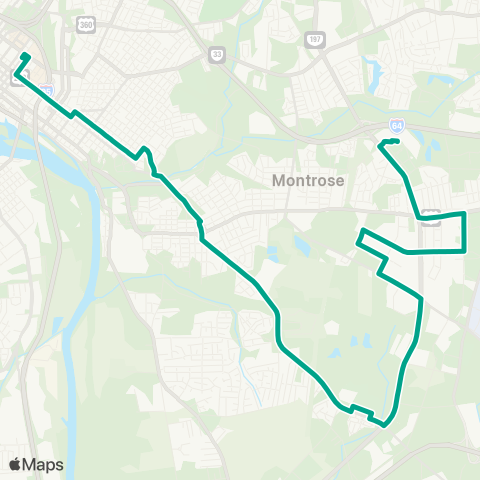 GRTC South Laburnum map