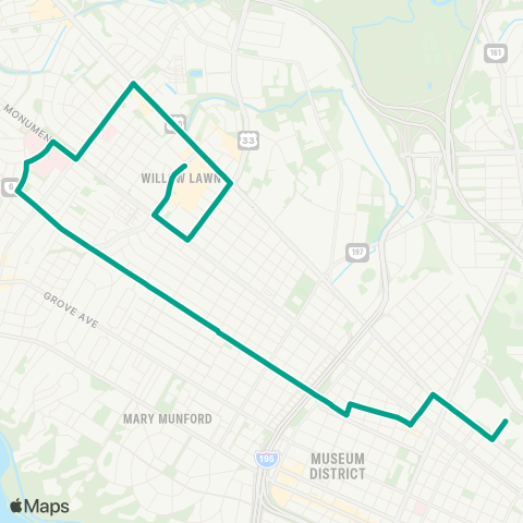 GRTC Patterson map