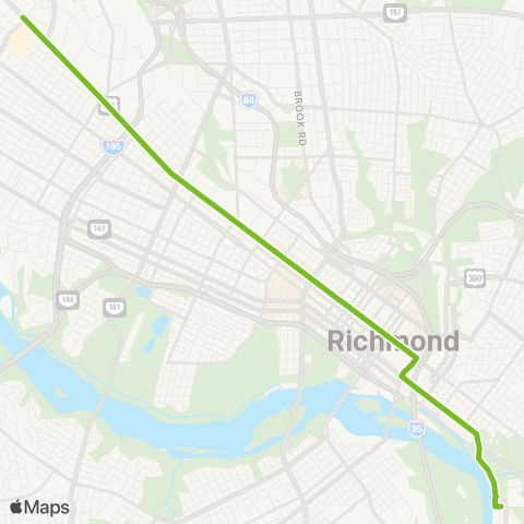 GRTC BRT Pulse map