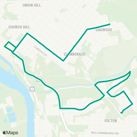 GRTC Montrose map