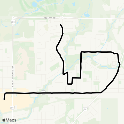 GST Graywood - Madison Local map