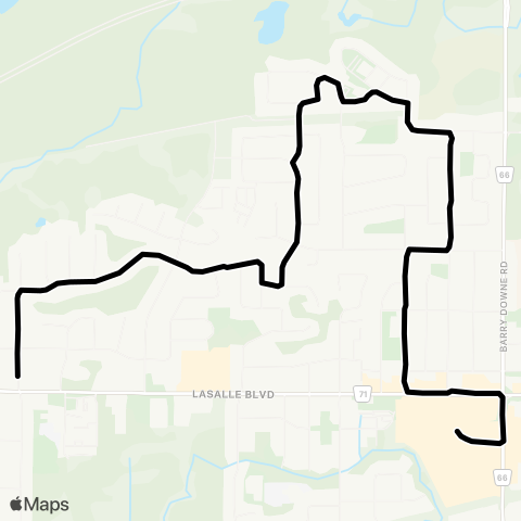 GST Grandview Local map