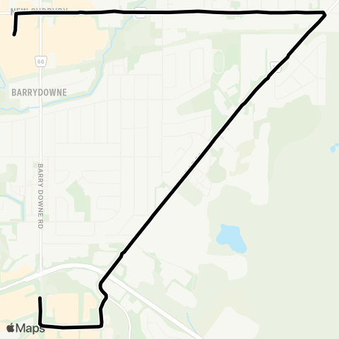 GST New Sudbury Local map