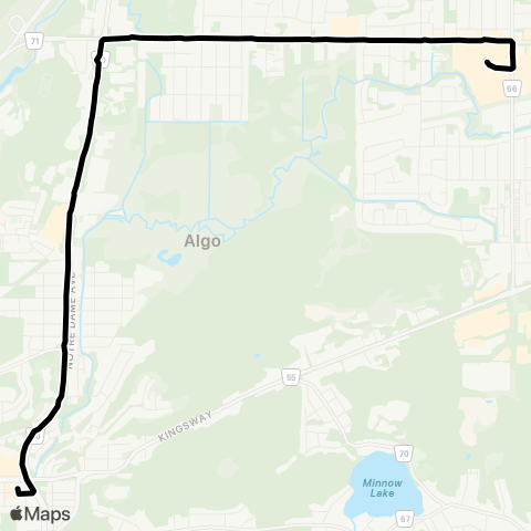 GST Main Line New Sudbury map