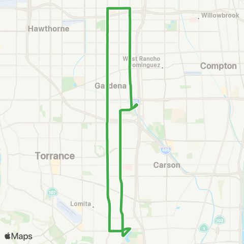 GTrans Line 2 map