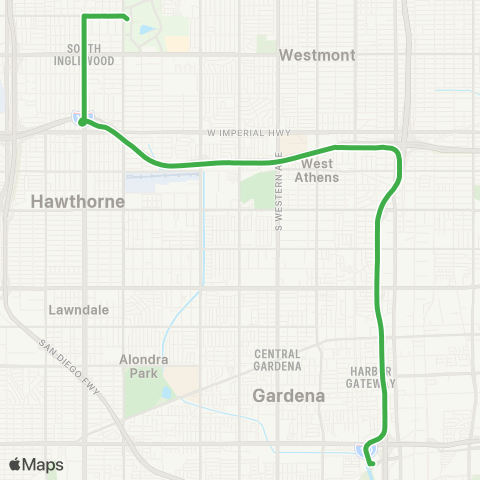 GTrans Line 7X map