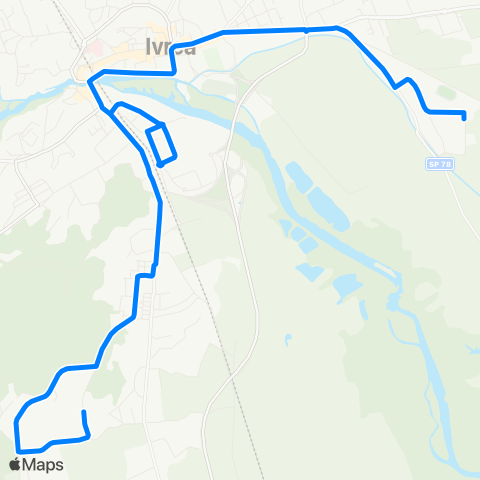 GTT Torino Ivrea Linea 4 (San Giovanni - Bellavista) map