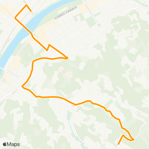 GTT Torino Feriale, Ospedale San Vincenzo - Corso San Maurizio map