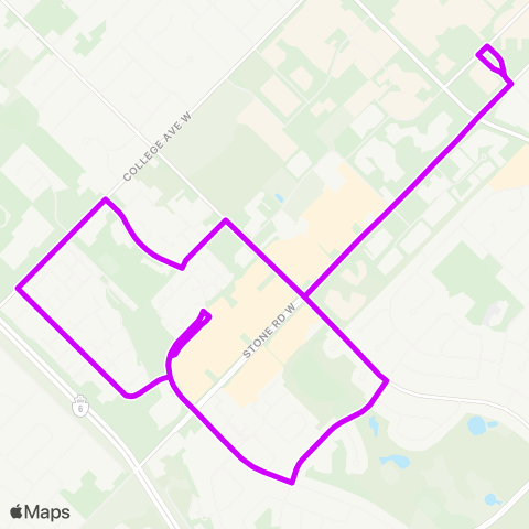 Guelph Transit Scottsdale map