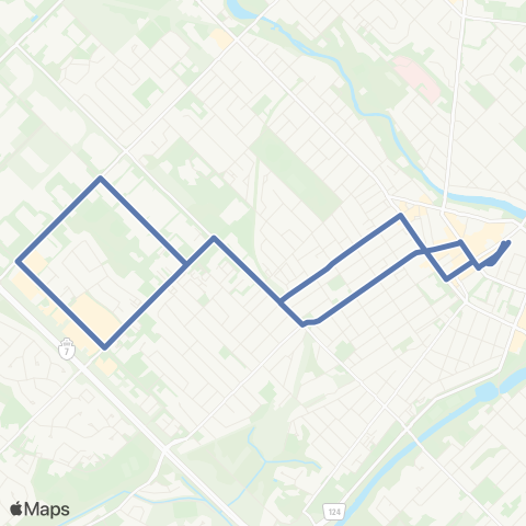 Guelph Transit Silvercreek map