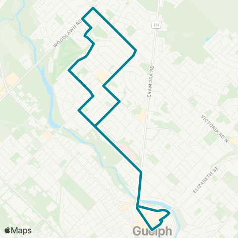 Guelph Transit Delhi map