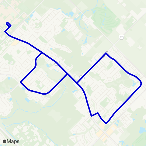 Guelph Transit Edinburgh Colonial map