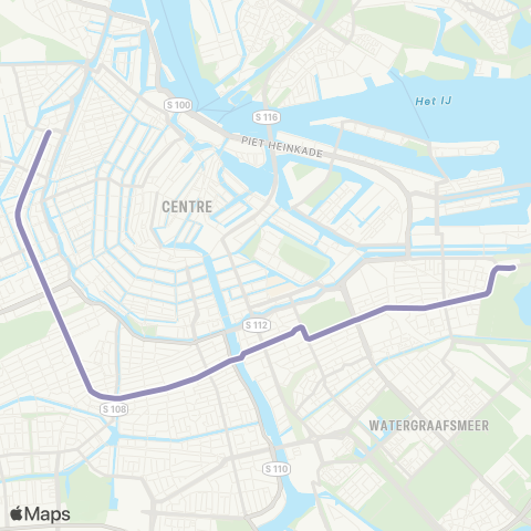 GVB Lijn 3 map