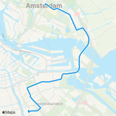 GVB Lijn 37 map