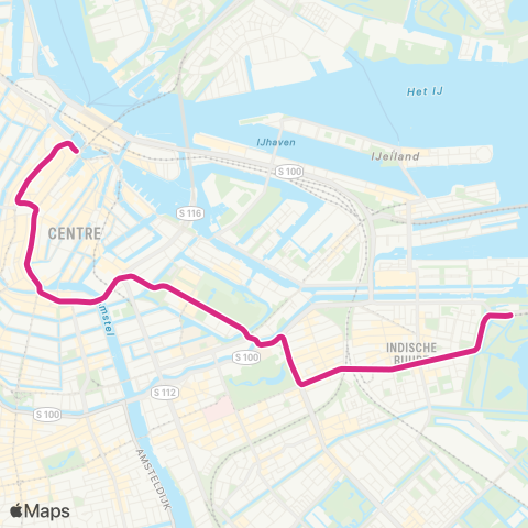 GVB Lijn 14 map