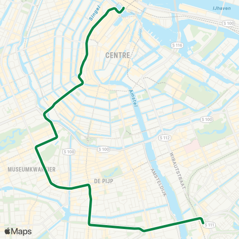 GVB Lijn 12 map