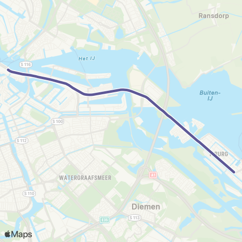 GVB Lijn 26 map