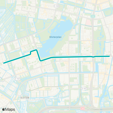 GVB Lijn 27 map