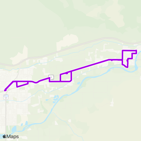 Grand Valley Transit Palisade map