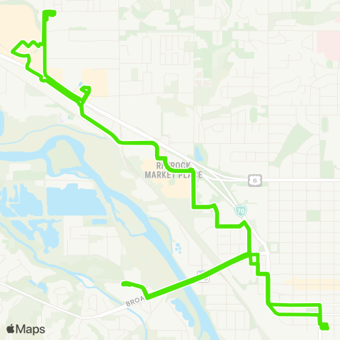 Grand Valley Transit Shopping Malls map