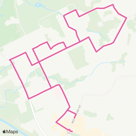 Translink Gympie Town Centre - Cooinda map