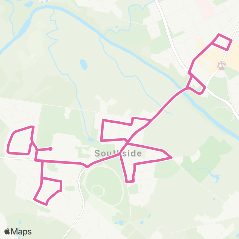 Translink Gympie Town Centre - Southside map