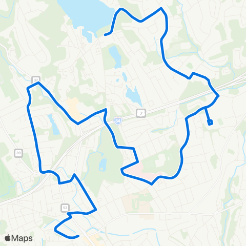 HARTransit Hospital - Town Park map